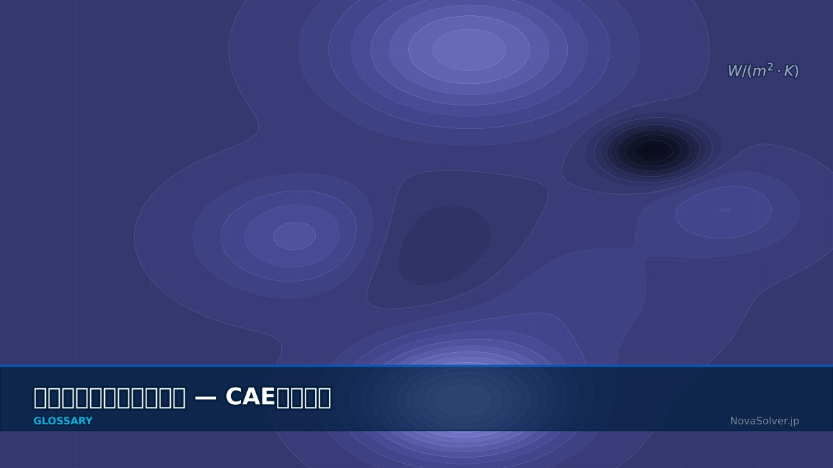 CAE visualization for gap conductance - technical simulation diagram