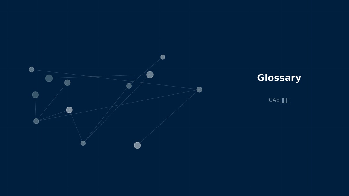 CAE visualization for generalized alpha - technical simulation diagram
