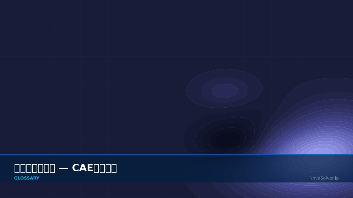 CAE visualization for geometric nonlinearity - technical simulation diagram