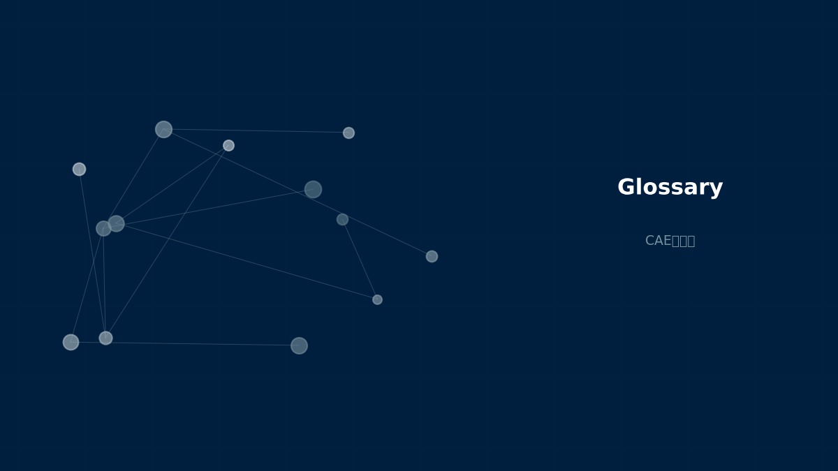 CAE visualization for gls method - technical simulation diagram