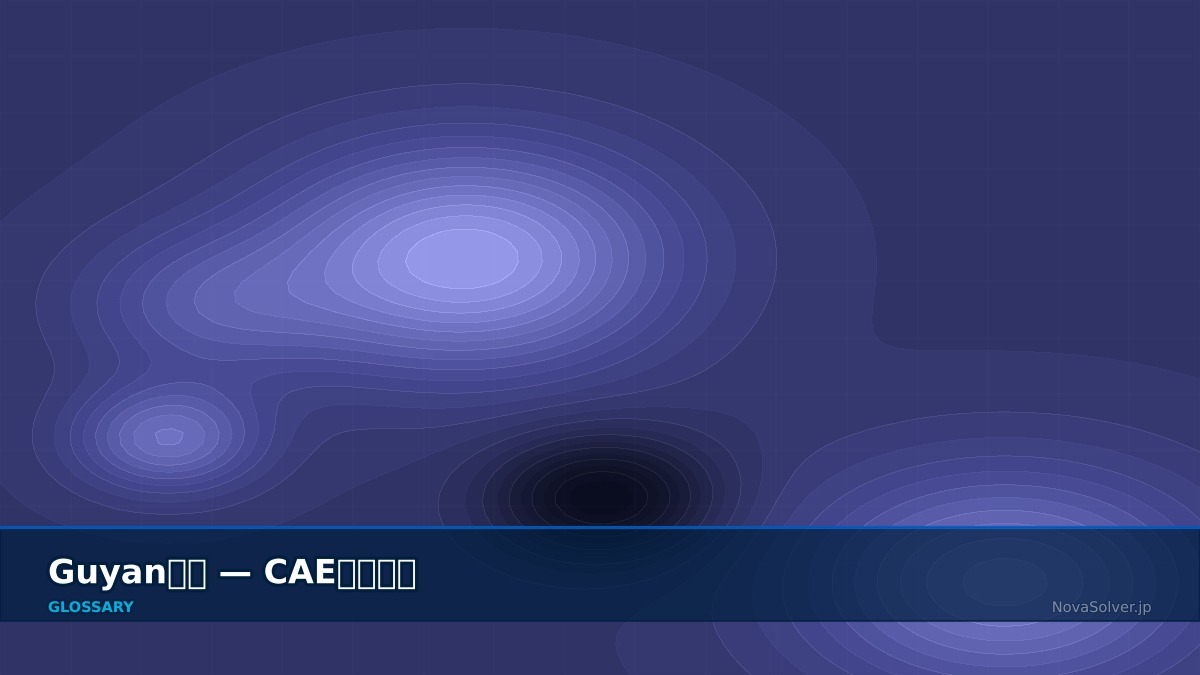 CAE visualization for guyan reduction - technical simulation diagram