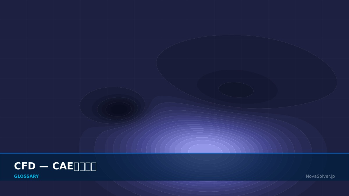 CAE visualization for icem cfd - technical simulation diagram