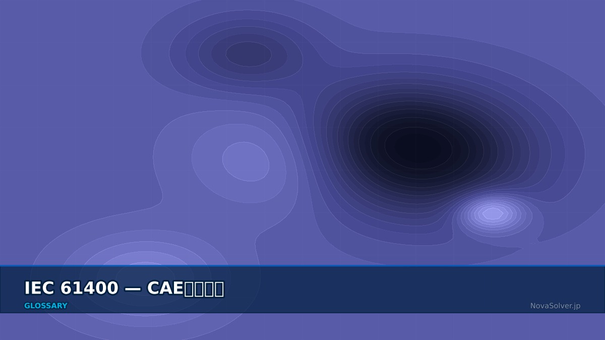 CAE visualization for iec 61400 - technical simulation diagram
