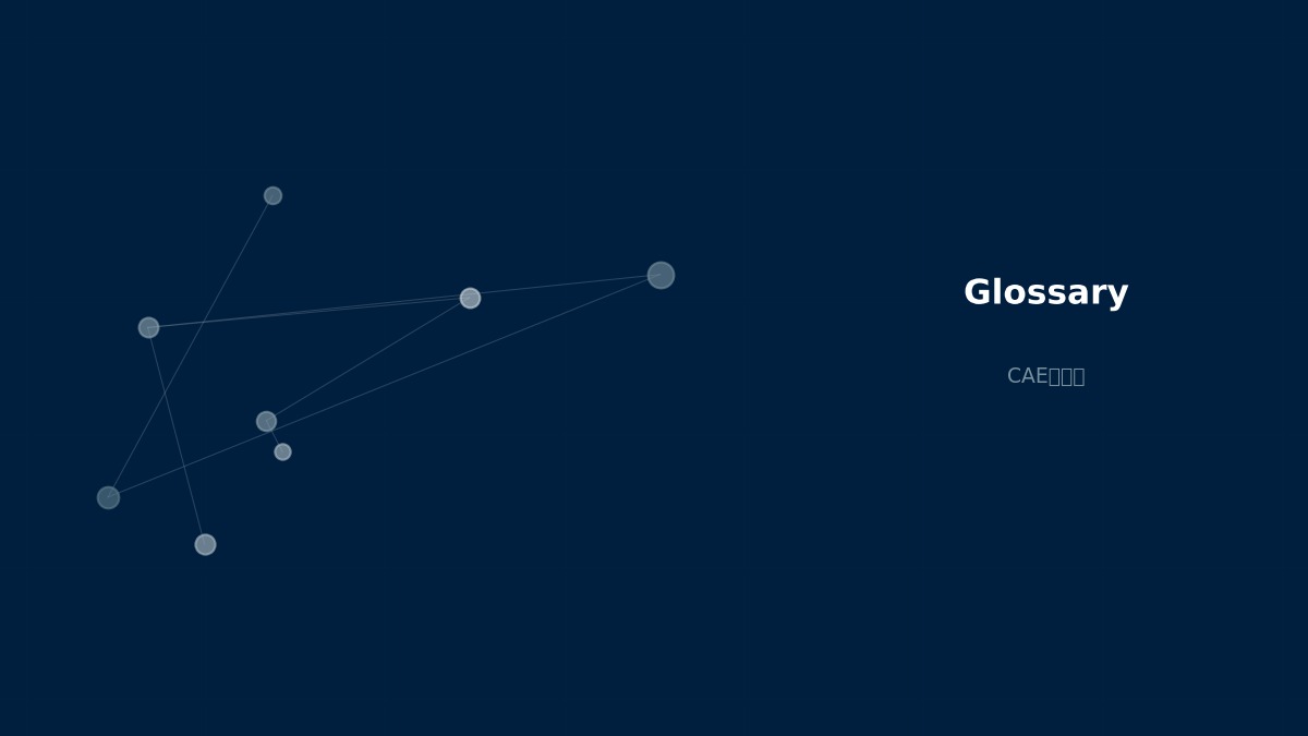 CAE visualization for implicit dynamic - technical simulation diagram