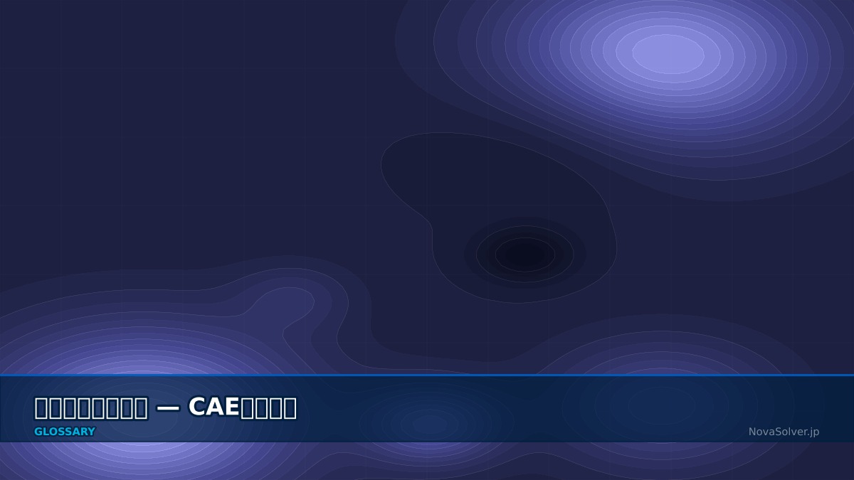 CAE visualization for isosurface - technical simulation diagram