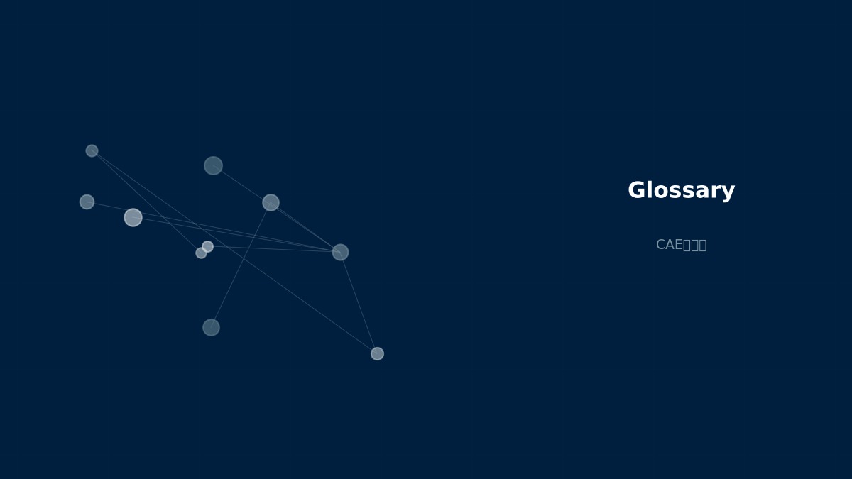 CAE visualization for krylov subspace - technical simulation diagram