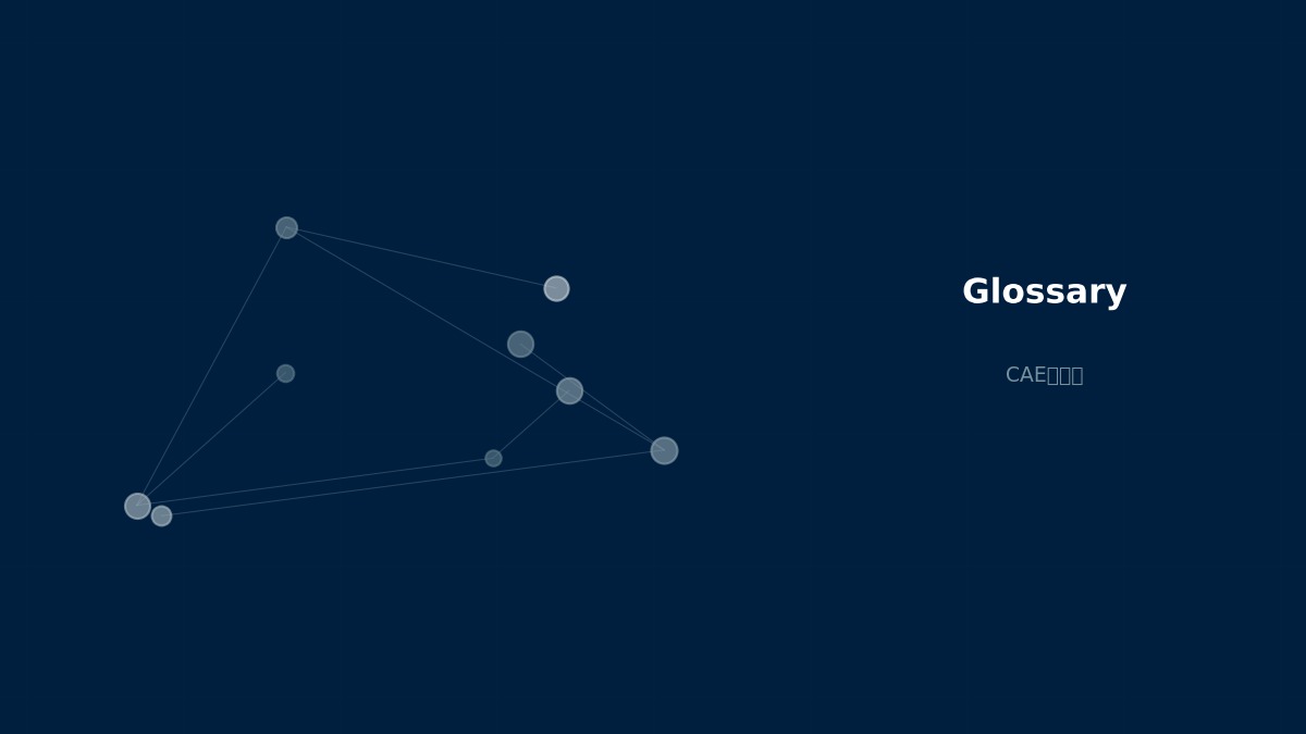 CAE visualization for lagrange element - technical simulation diagram