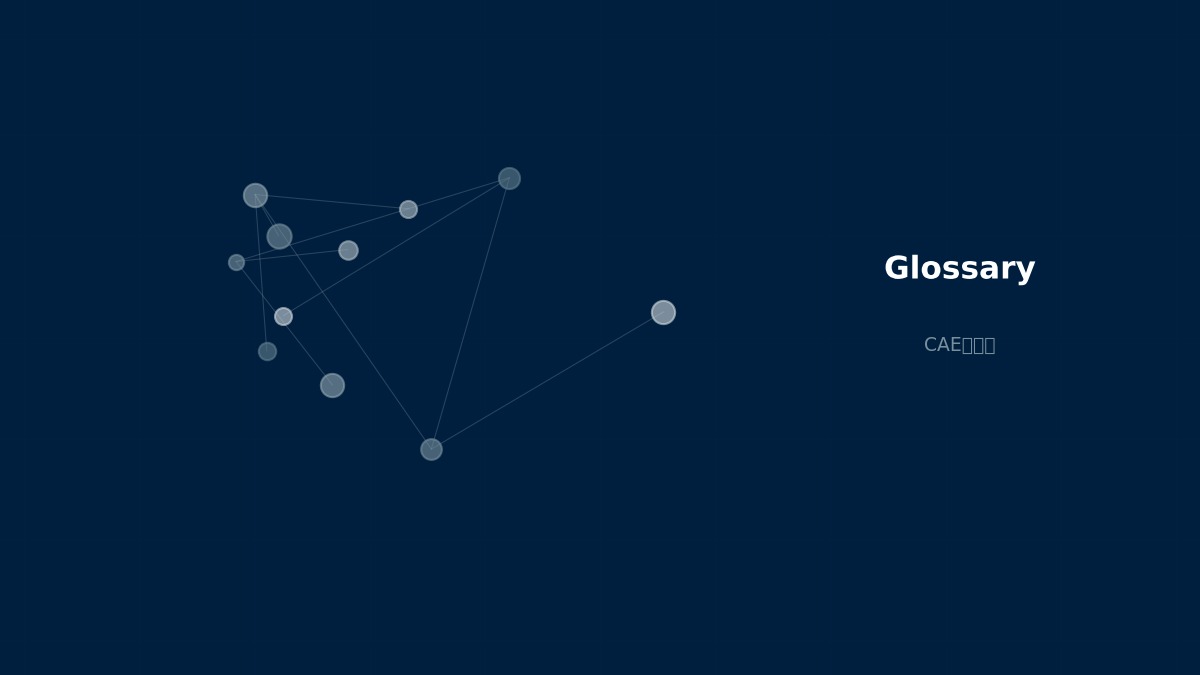 CAE visualization for lanczos method - technical simulation diagram