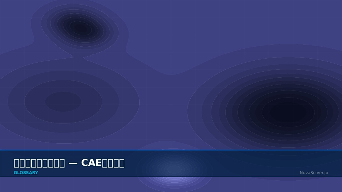 CAE visualization for license server - technical simulation diagram