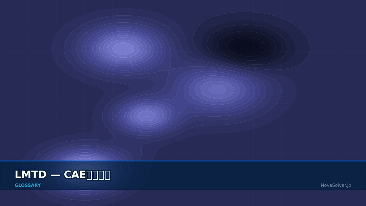CAE visualization for lmtd - technical simulation diagram