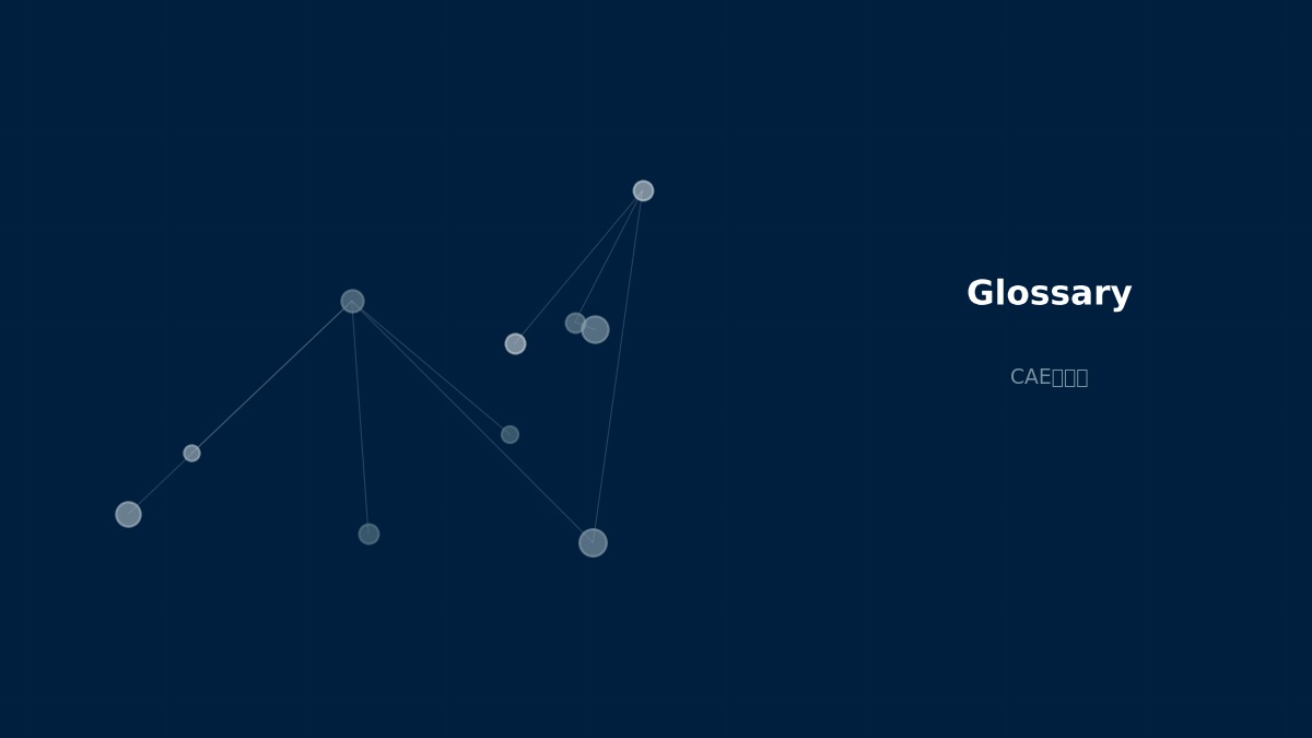 CAE visualization for load case - technical simulation diagram