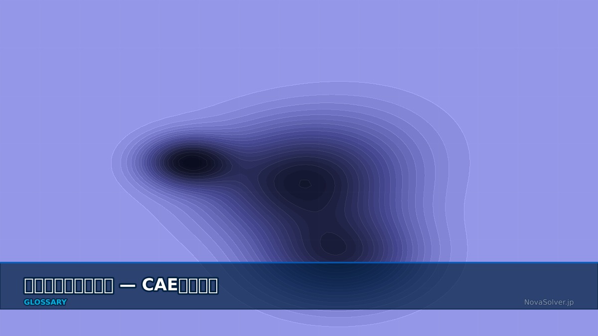 CAE visualization for mapped mesh - technical simulation diagram