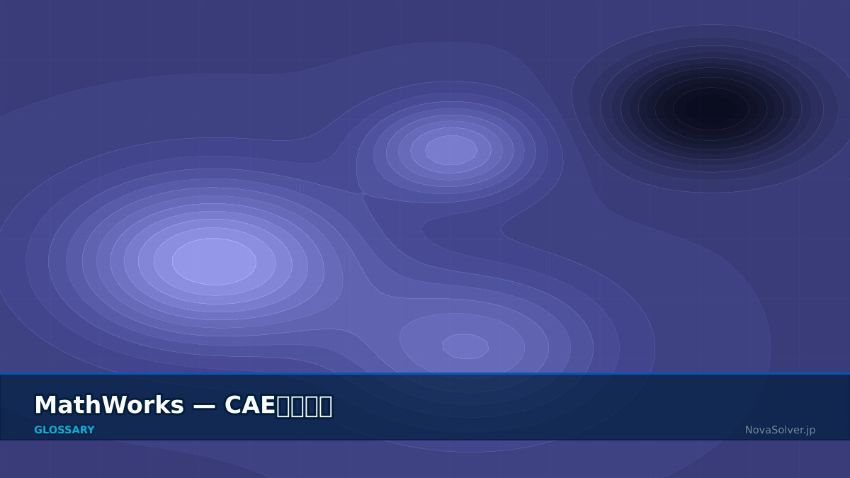 CAE visualization for mathworks - technical simulation diagram