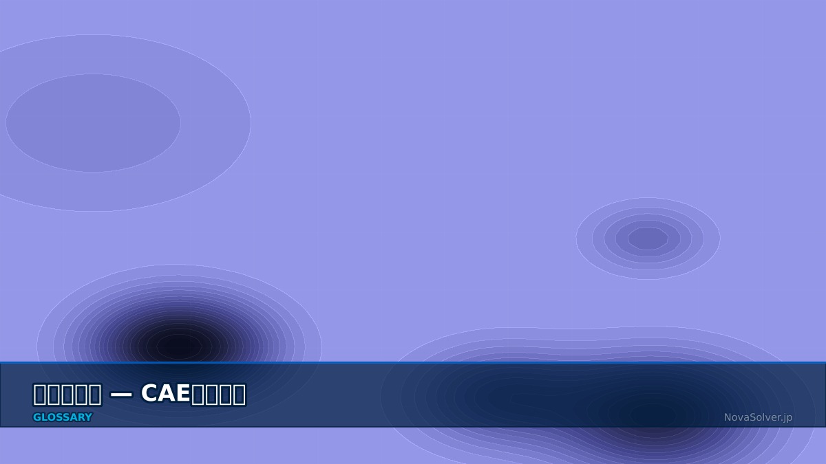 CAE visualization for mode shape - technical simulation diagram