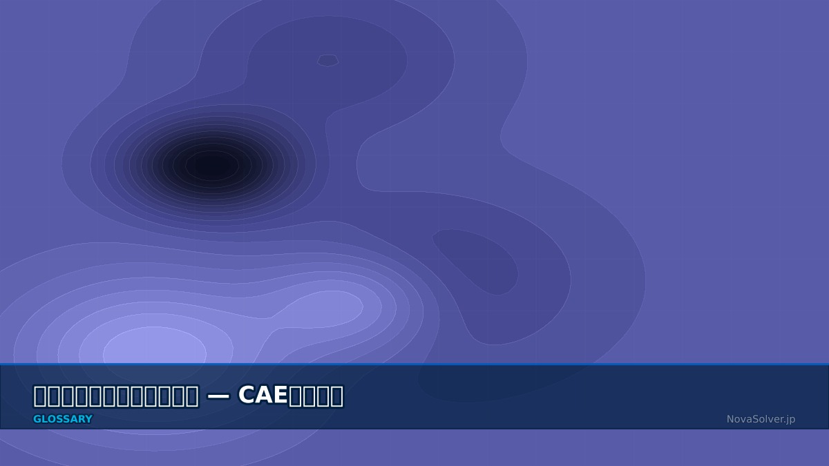 CAE visualization for navier stokes - technical simulation diagram