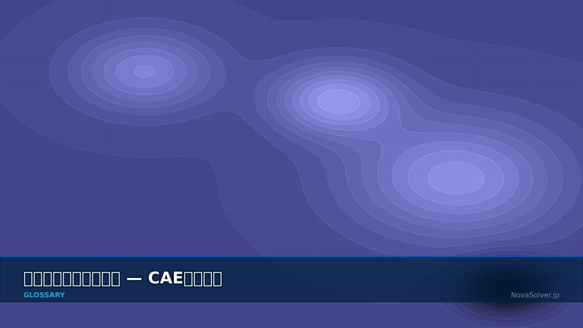 CAE visualization for newton cooling law - technical simulation diagram