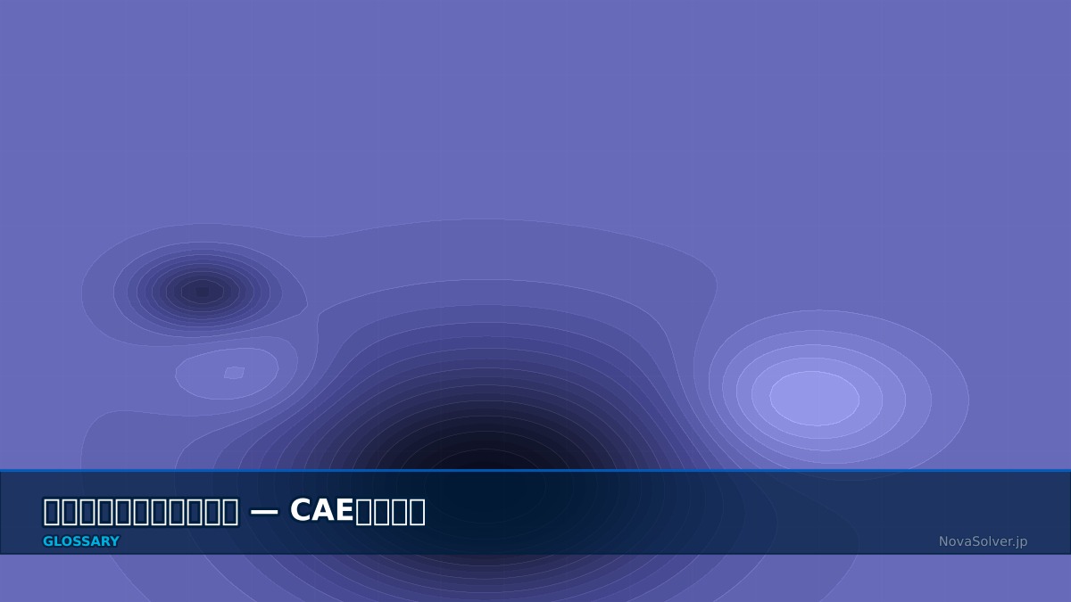 CAE visualization for overset mesh term - technical simulation diagram