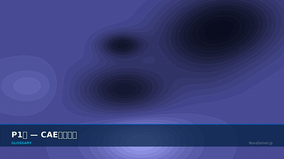 CAE visualization for p1 radiation - technical simulation diagram