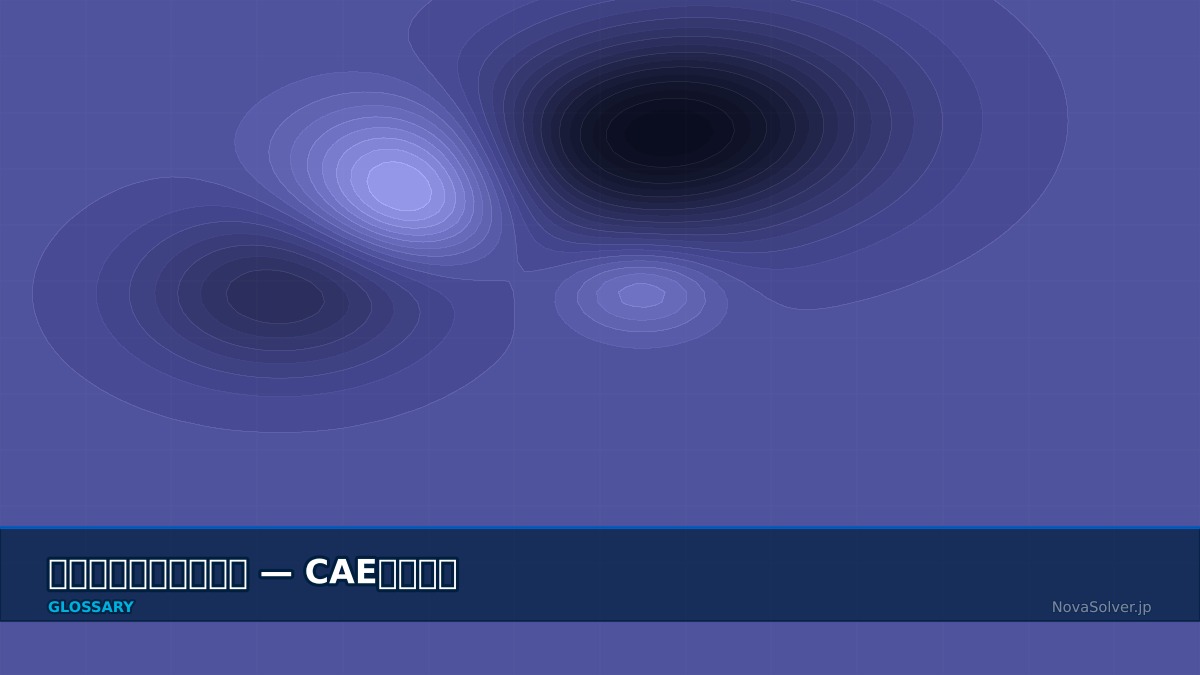 CAE visualization for parametric optimization - technical simulation diagram