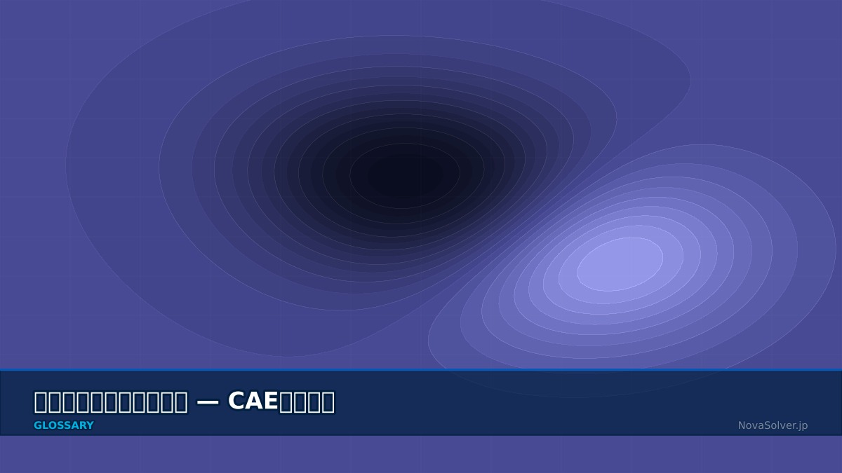CAE visualization for parametric study - technical simulation diagram