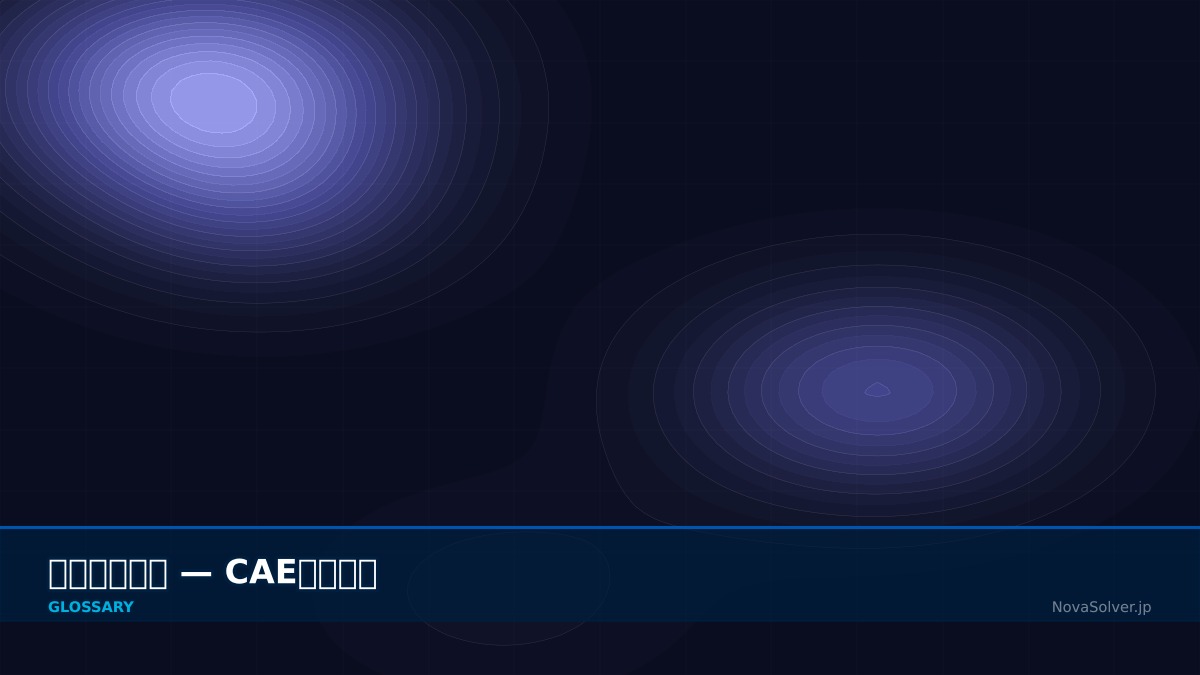 CAE visualization for pareto optimality - technical simulation diagram