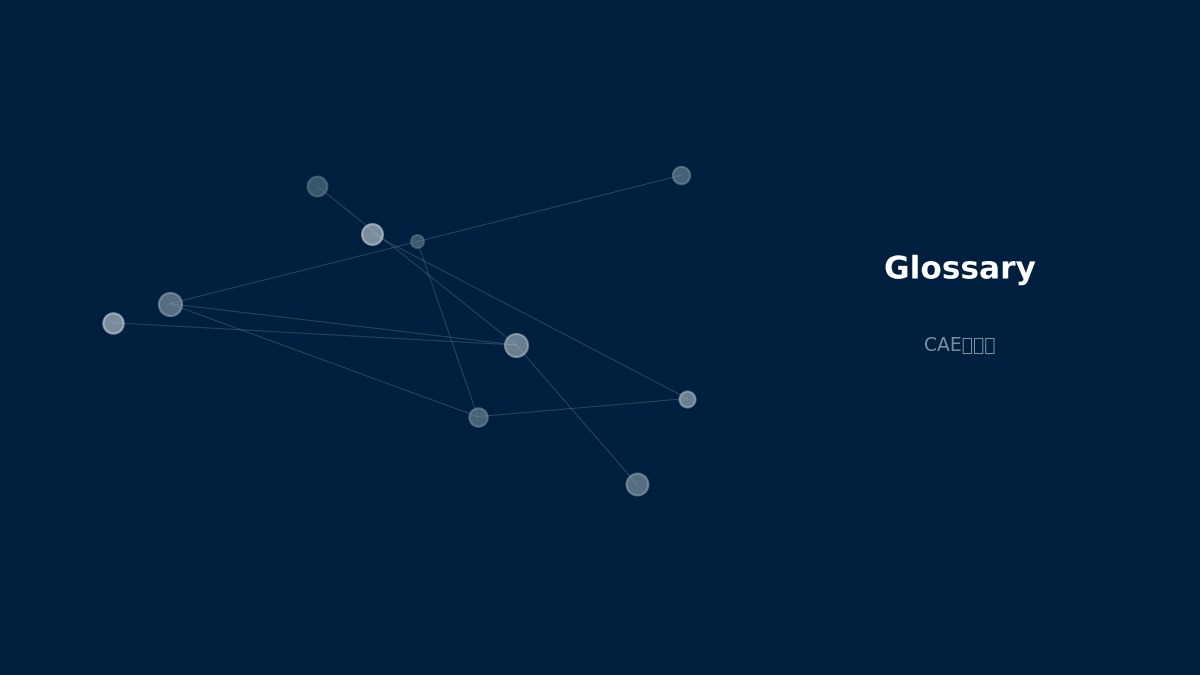 CAE visualization for petrov galerkin - technical simulation diagram