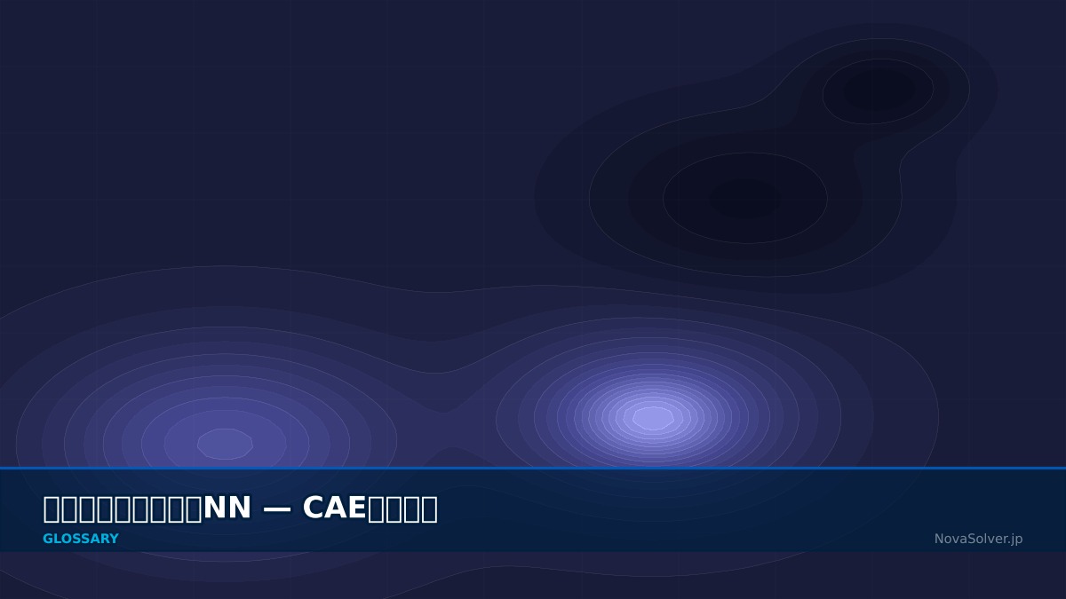 CAE visualization for pinn - technical simulation diagram