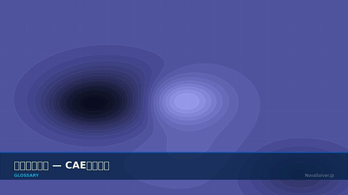 CAE visualization for porous media model - technical simulation diagram