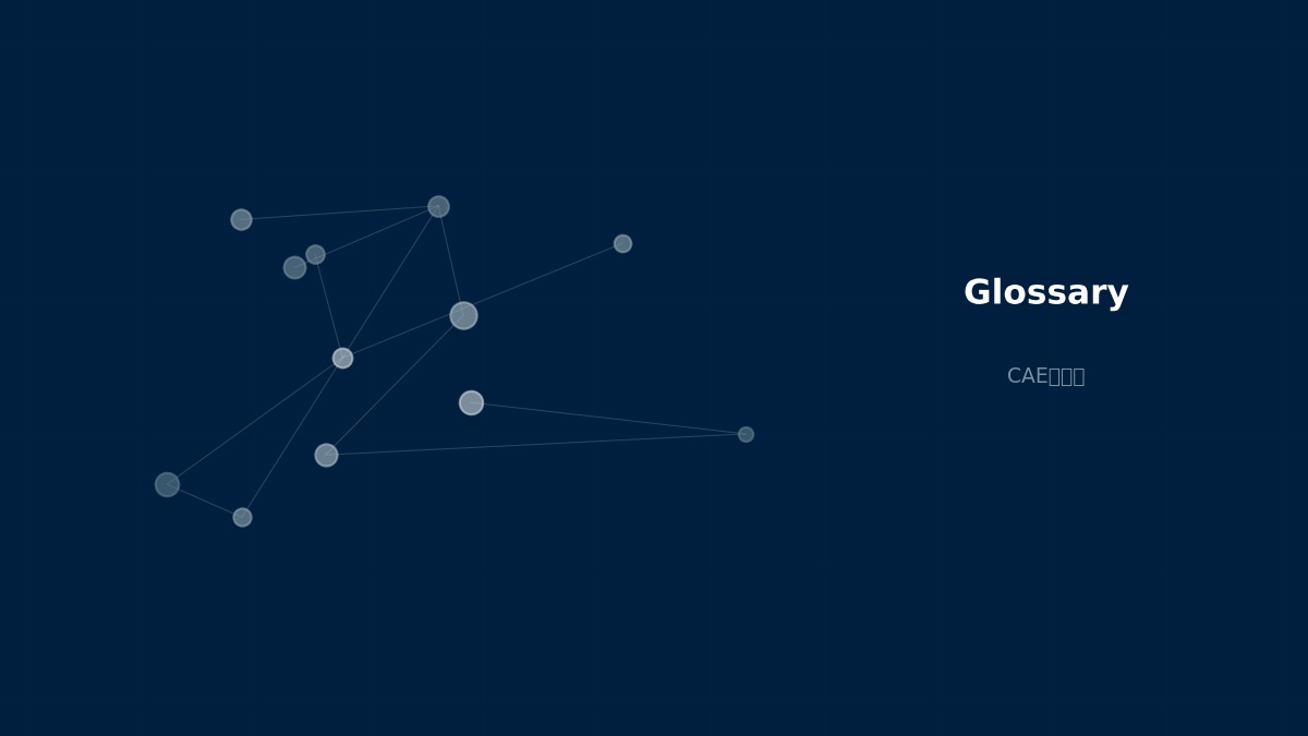 CAE visualization for preconditioned cg - technical simulation diagram