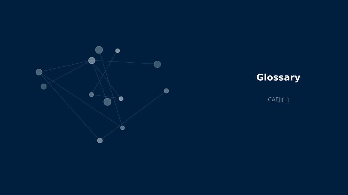 CAE visualization for preconditioner - technical simulation diagram