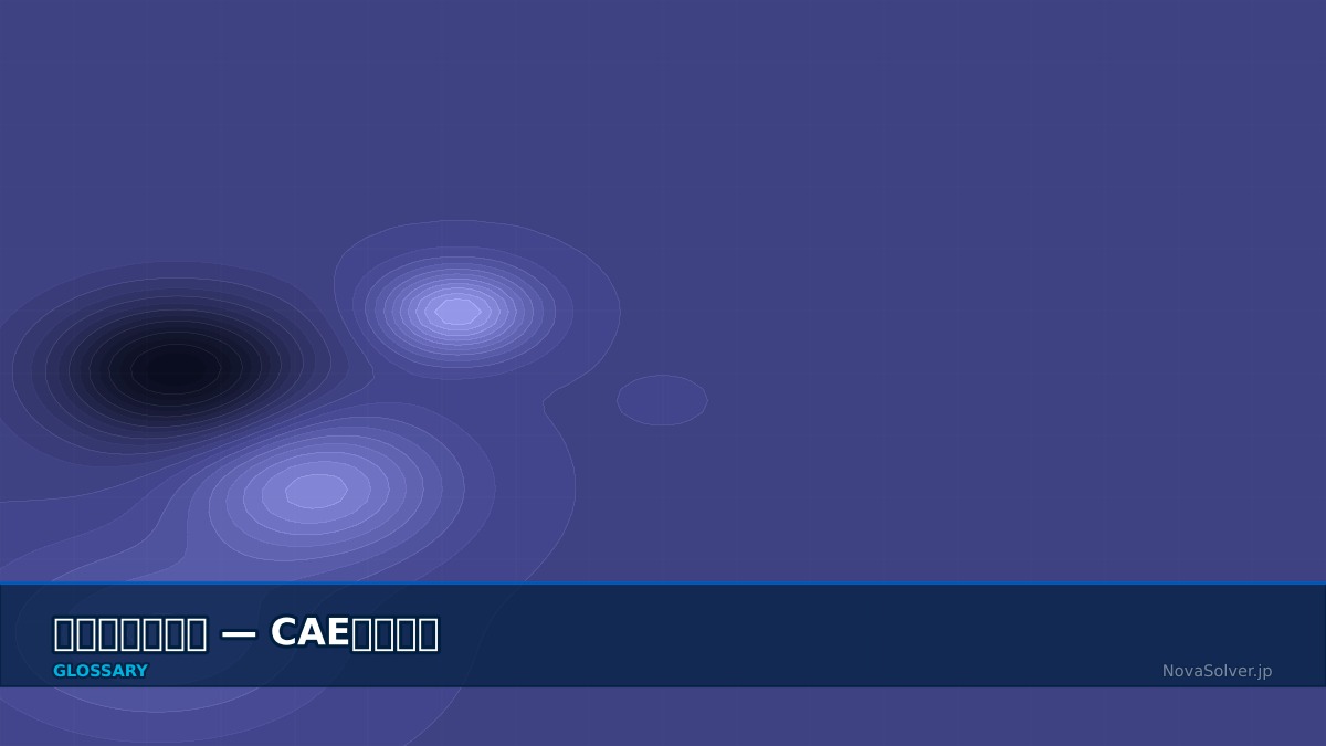 CAE visualization for preprocessor - technical simulation diagram