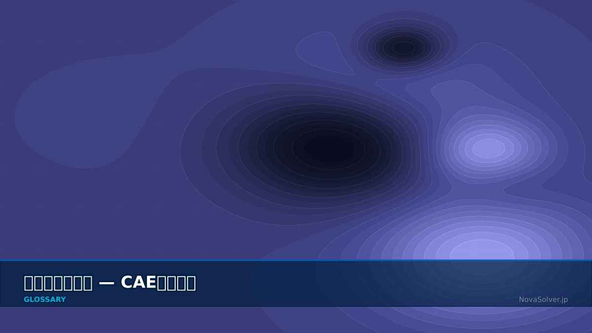 CAE visualization for pretension - technical simulation diagram