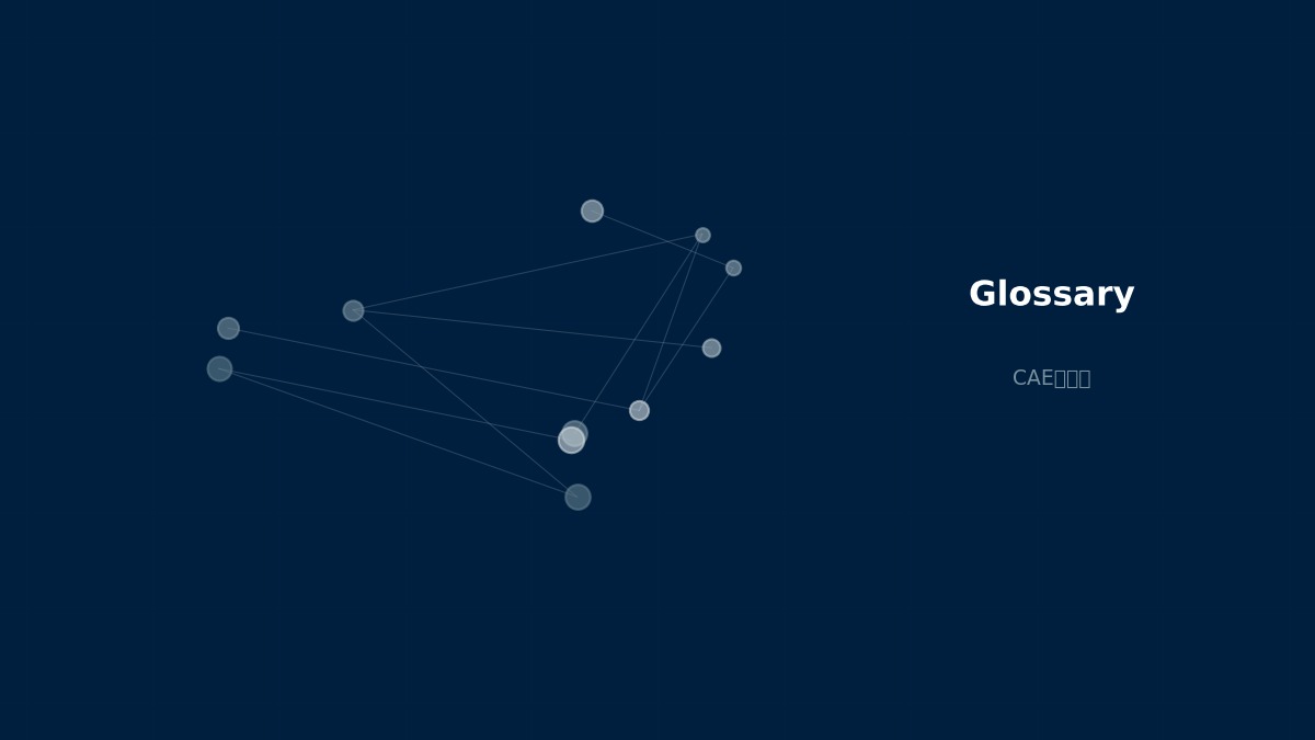 CAE visualization for python cae - technical simulation diagram