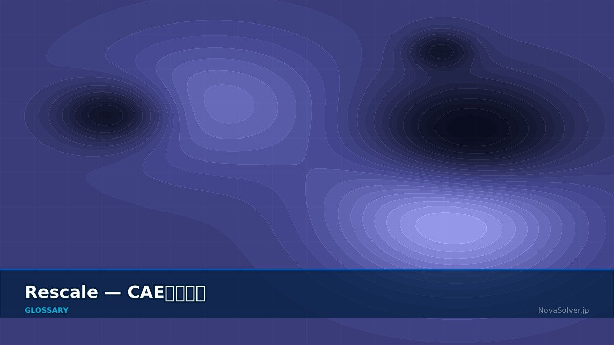 CAE visualization for rescale - technical simulation diagram
