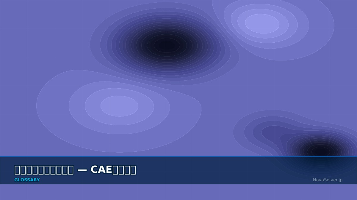 CAE visualization for scalar potential - technical simulation diagram