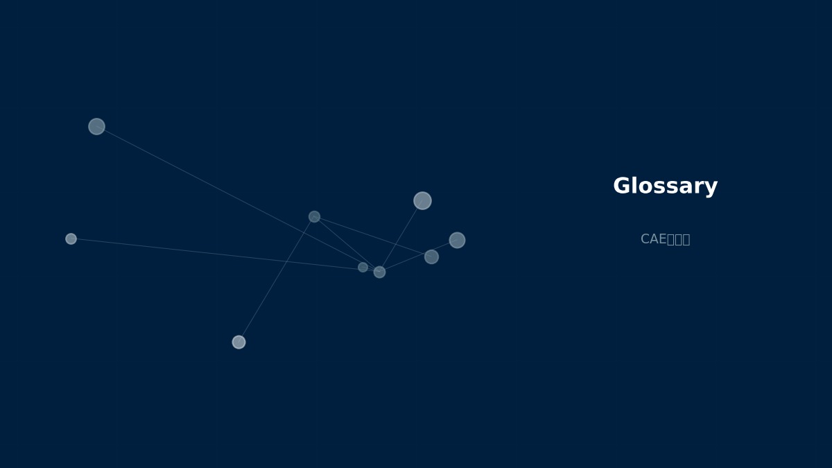 CAE visualization for sensitivity index - technical simulation diagram