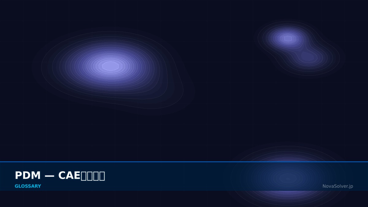 CAE visualization for spdm - technical simulation diagram