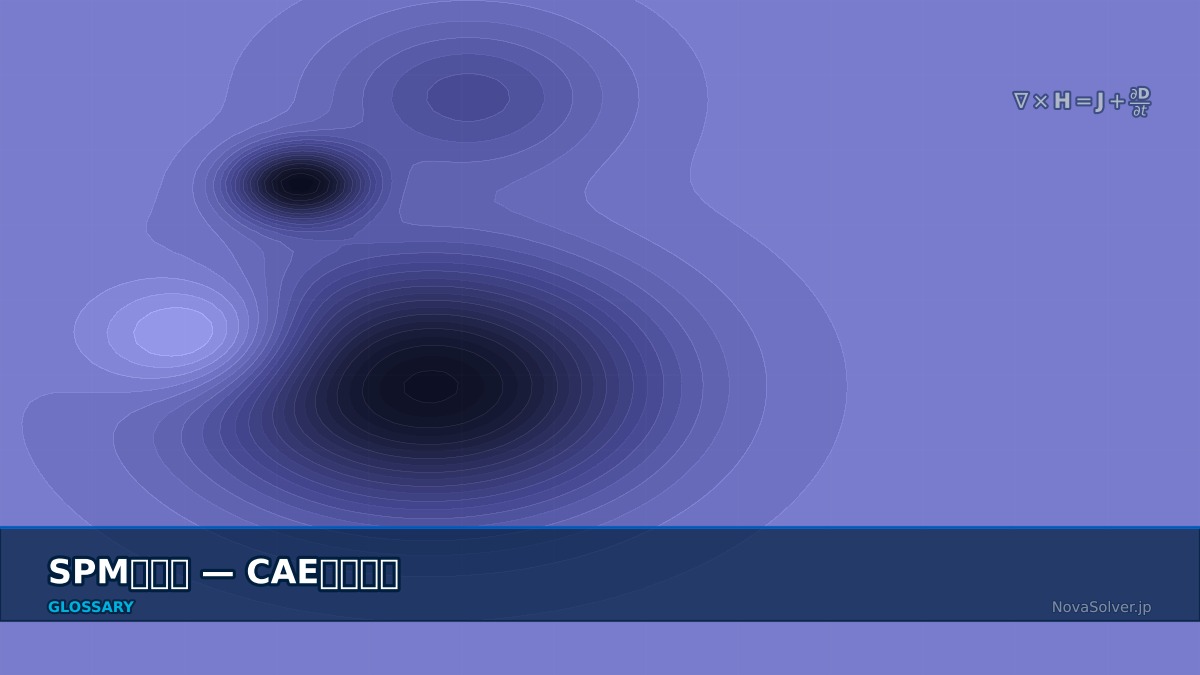 CAE visualization for spm motor - technical simulation diagram