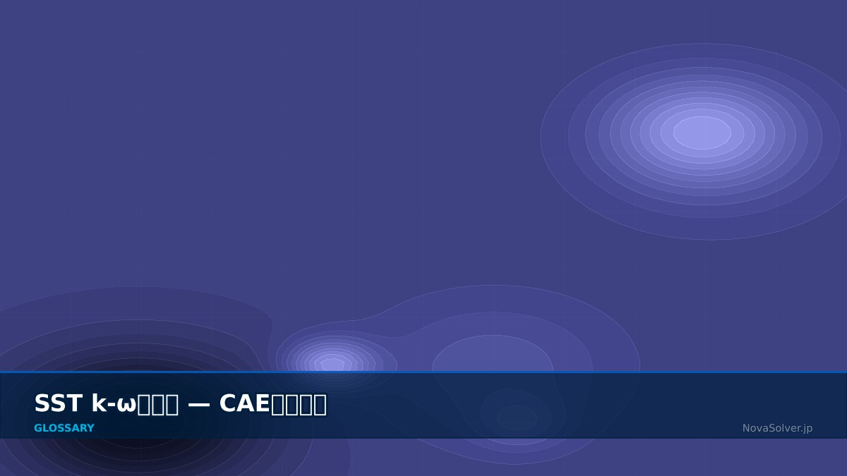 CAE visualization for sst model - technical simulation diagram