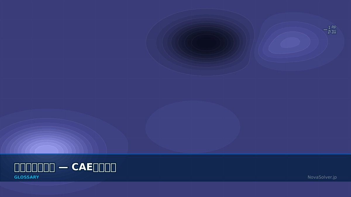 CAE visualization for staggered grid - technical simulation diagram