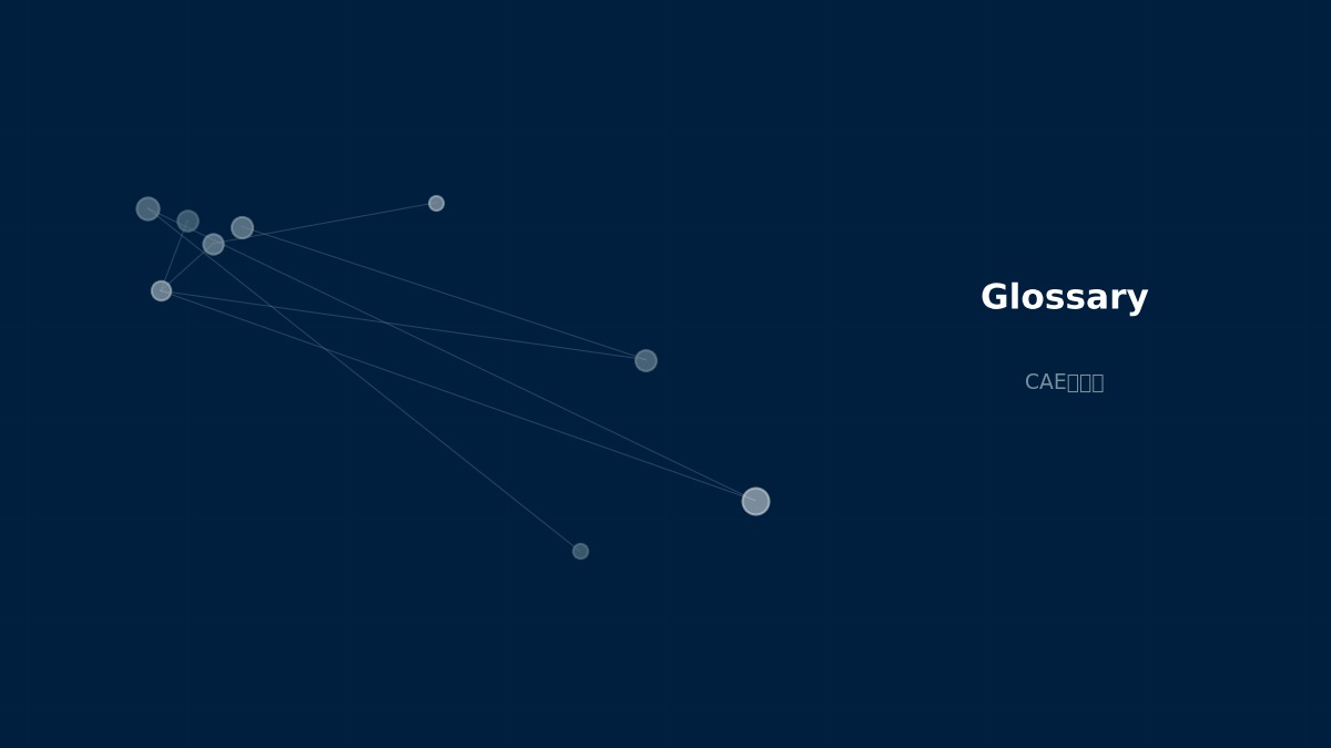 CAE visualization for supg - technical simulation diagram