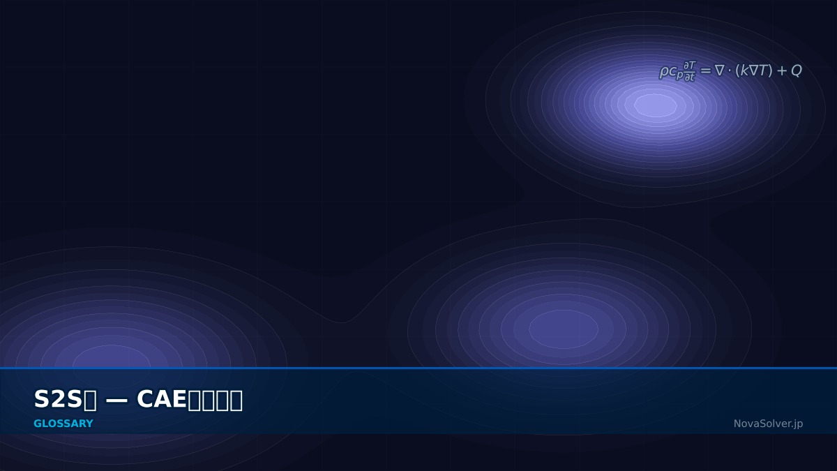 CAE visualization for surface to surface - technical simulation diagram