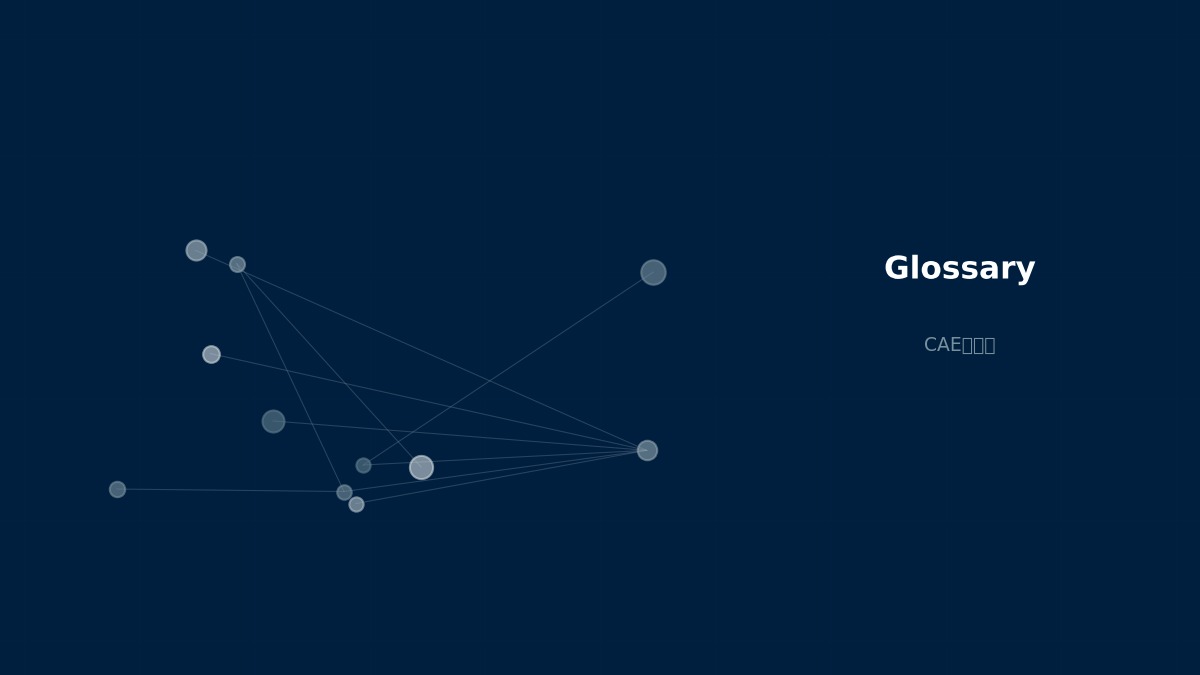 CAE visualization for thermal via - technical simulation diagram