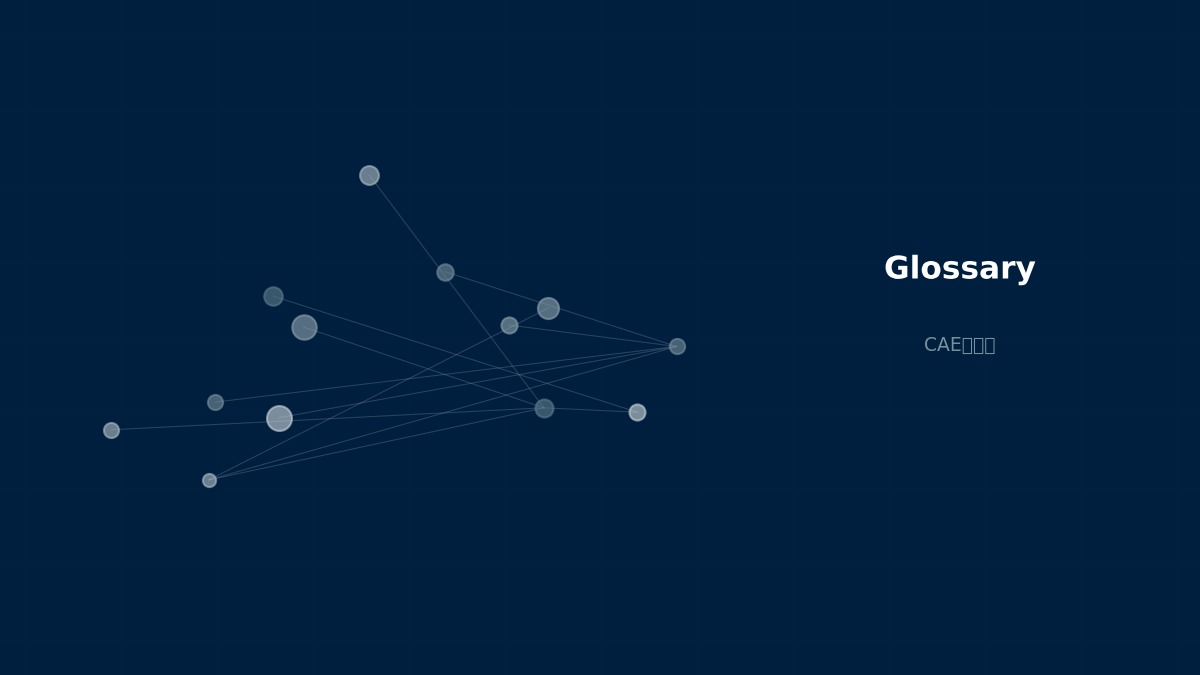CAE visualization for virtual topology - technical simulation diagram