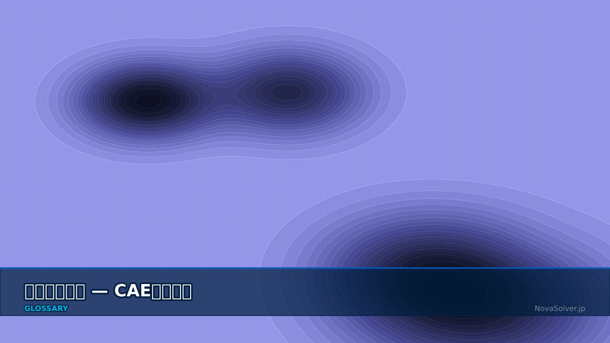 CAE visualization for volume mesh - technical simulation diagram