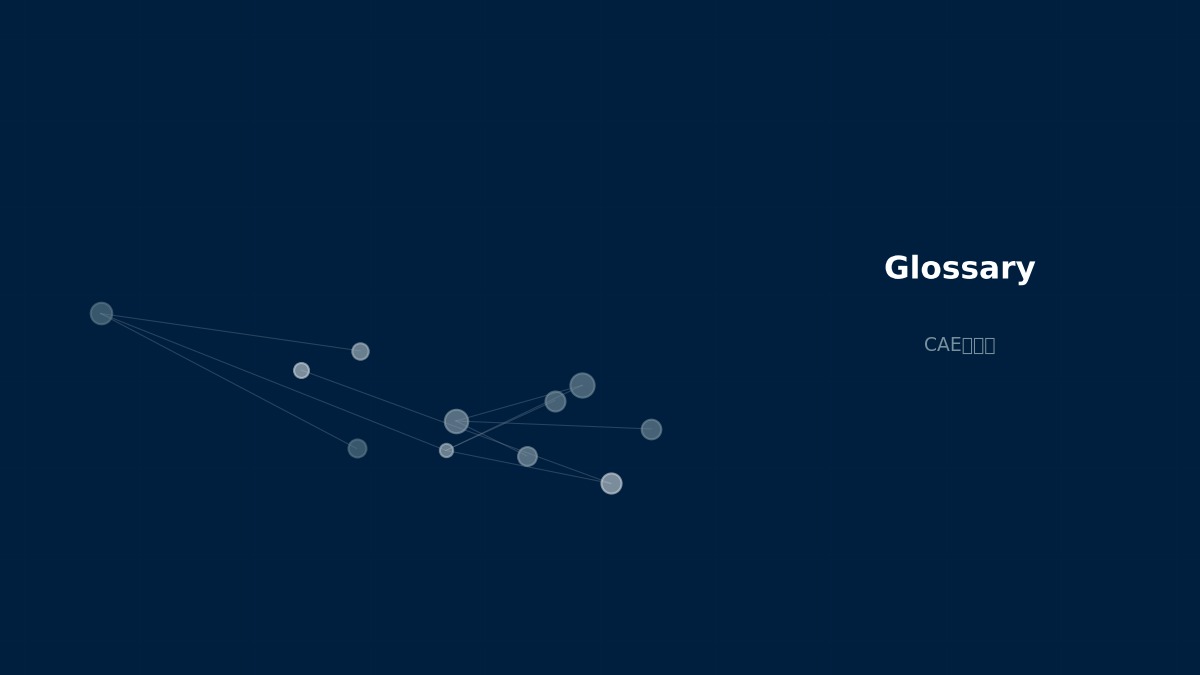 CAE visualization for voronoi diagram - technical simulation diagram