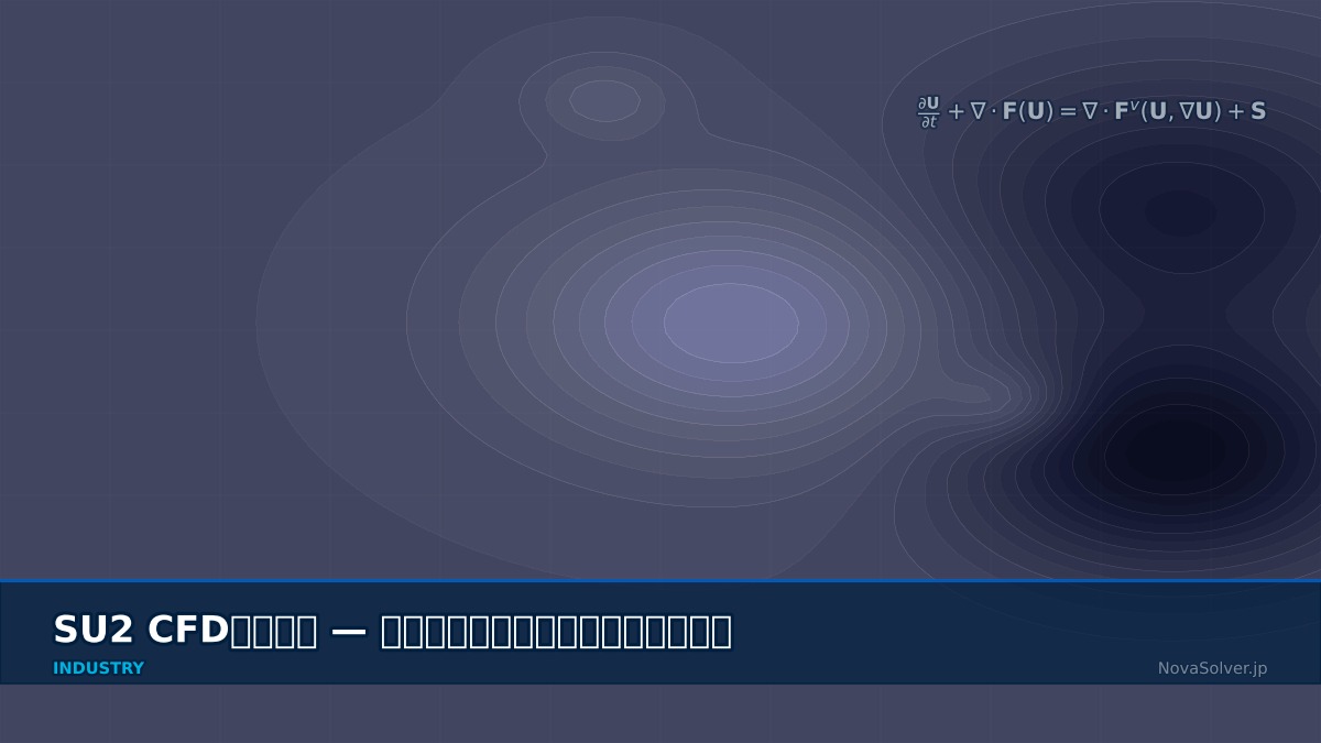 SU2 CFD solver adjoint-based shape optimization airfoil pressure distribution visualization