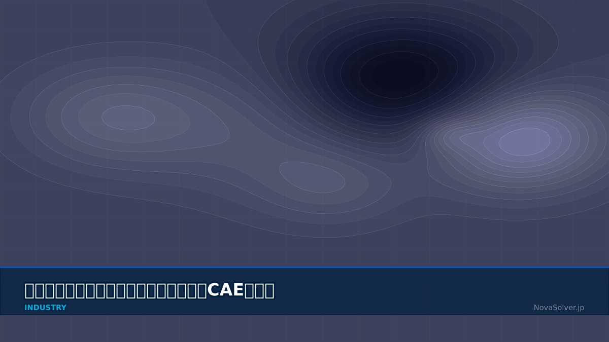 Surrogate model workflow diagram showing DOE sampling, FEM evaluation, and response surface approximation for CAE optimization