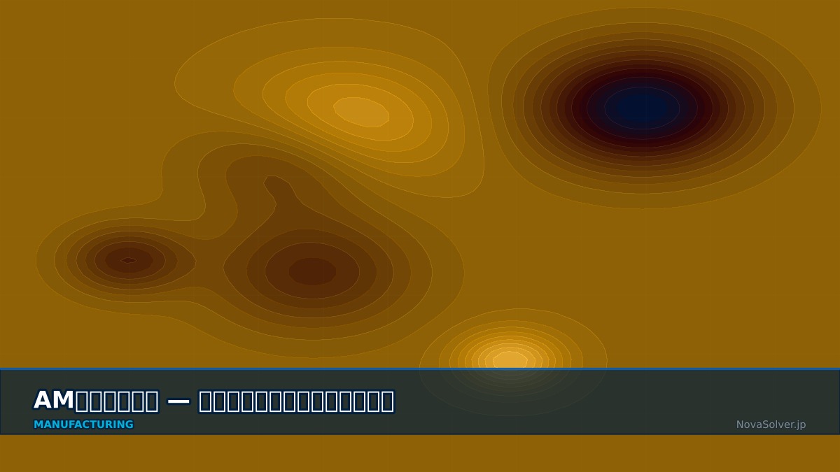 CAE visualization for am residual stress troubleshoot - technical simulation diagram