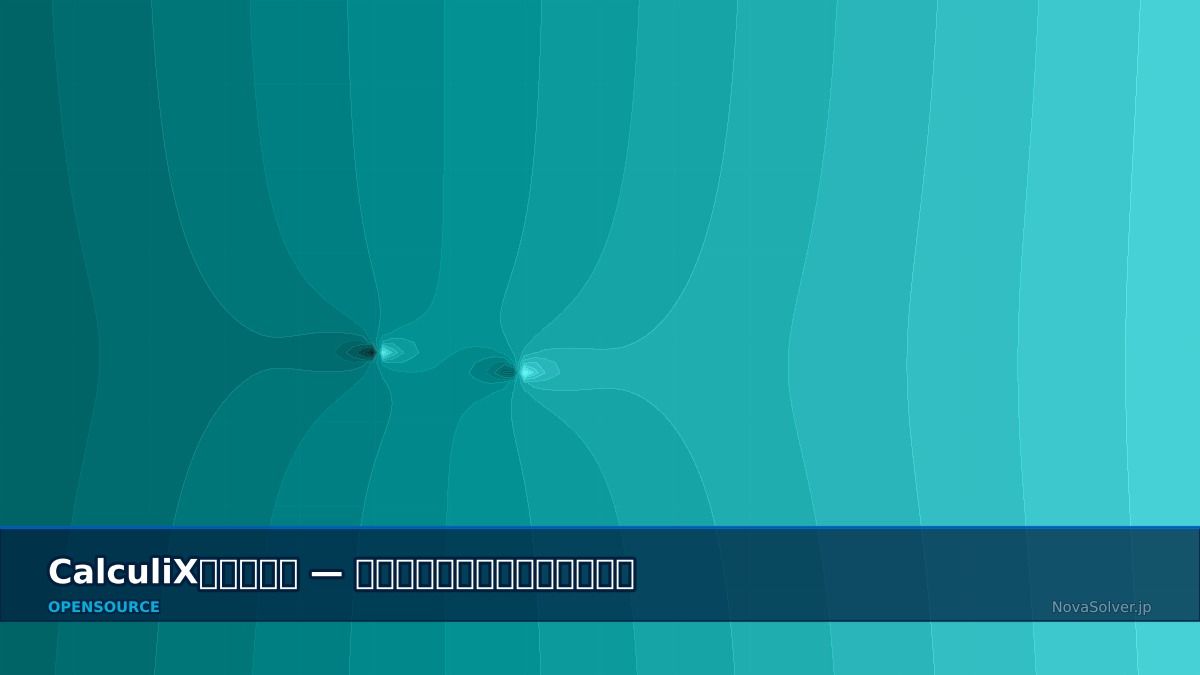CAE visualization for calculix linear troubleshoot - technical simulation diagram